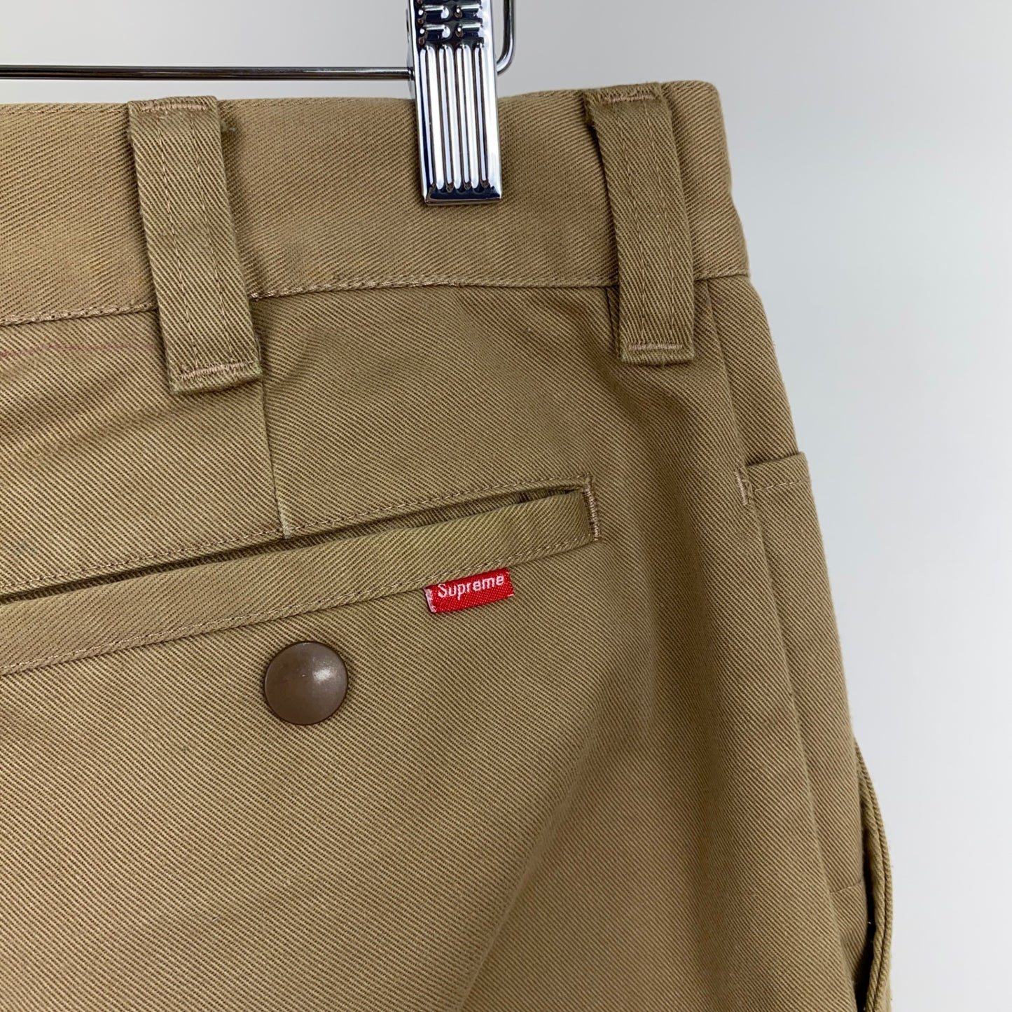 SUPREME ワークパンツ メンズ M ベージュ系【中古】