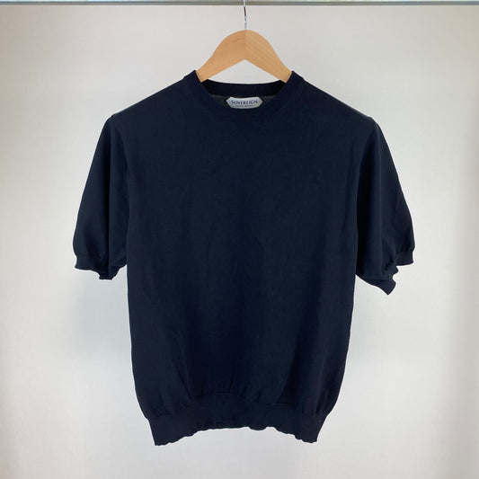 SOVEREIGN 半袖ニット メンズ XL 黒系【中古】