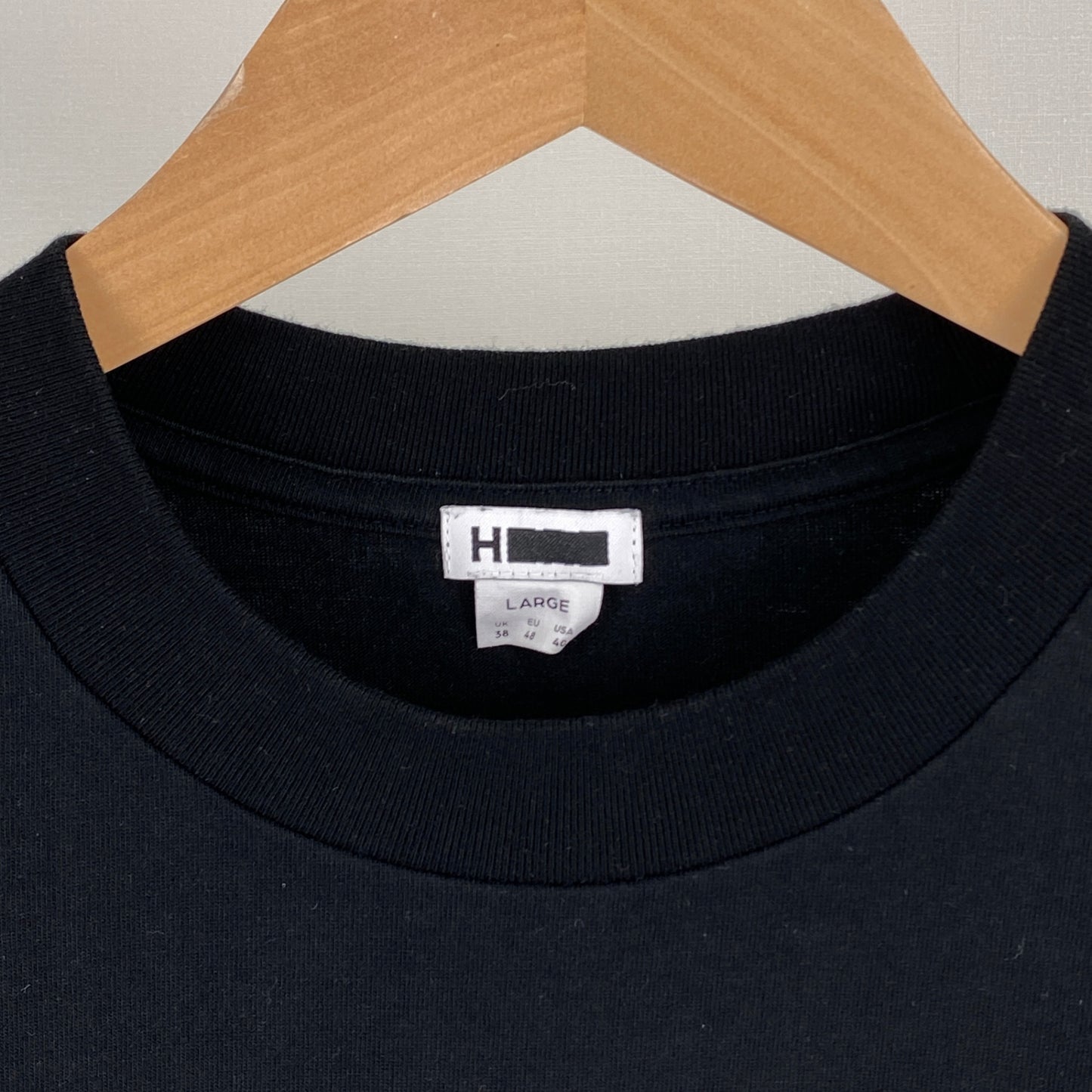 H BEAUTY & YOUTH 半袖Tシャツ メンズ L 黒系【中古】