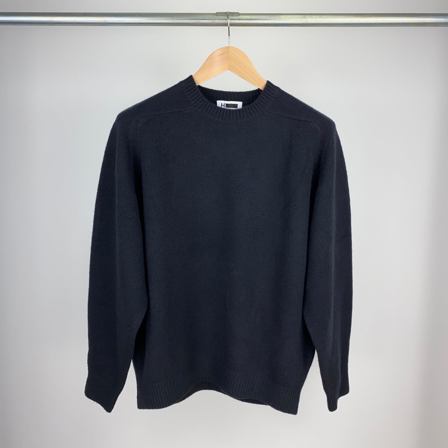 H BEAUTY & YOUTH 長袖ニット メンズ L 黒系【中古】