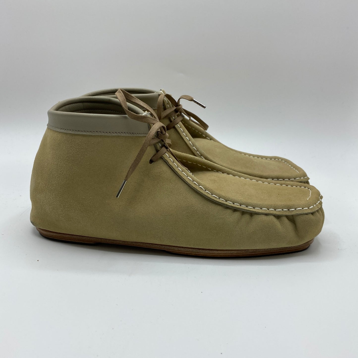 AURALEE モカシンブーツ メンズ 27cm ベージュ系【中古】