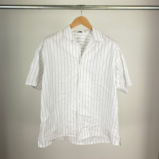 H BEAUTY & YOUTH 半袖シャツ メンズ L 白系【中古】