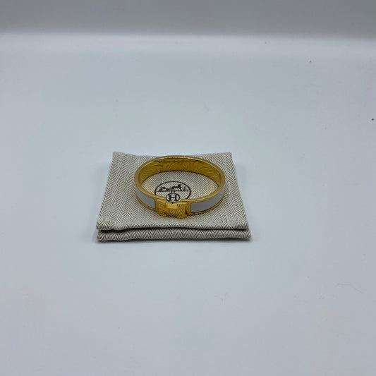 HERMES バングルー レディーズ F 白系【中古】