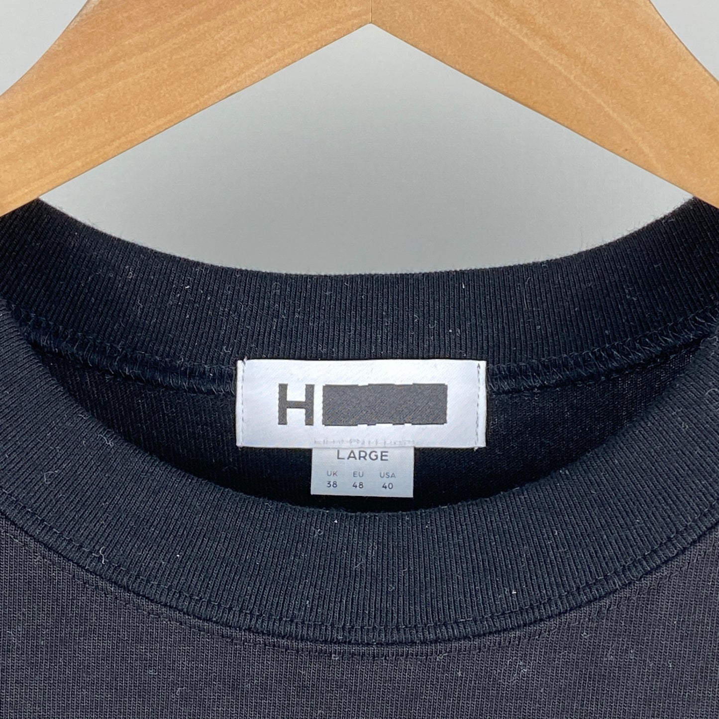 H BEAUTY & YOUTH クルーネックスウェット メンズ L 黒系【中古】