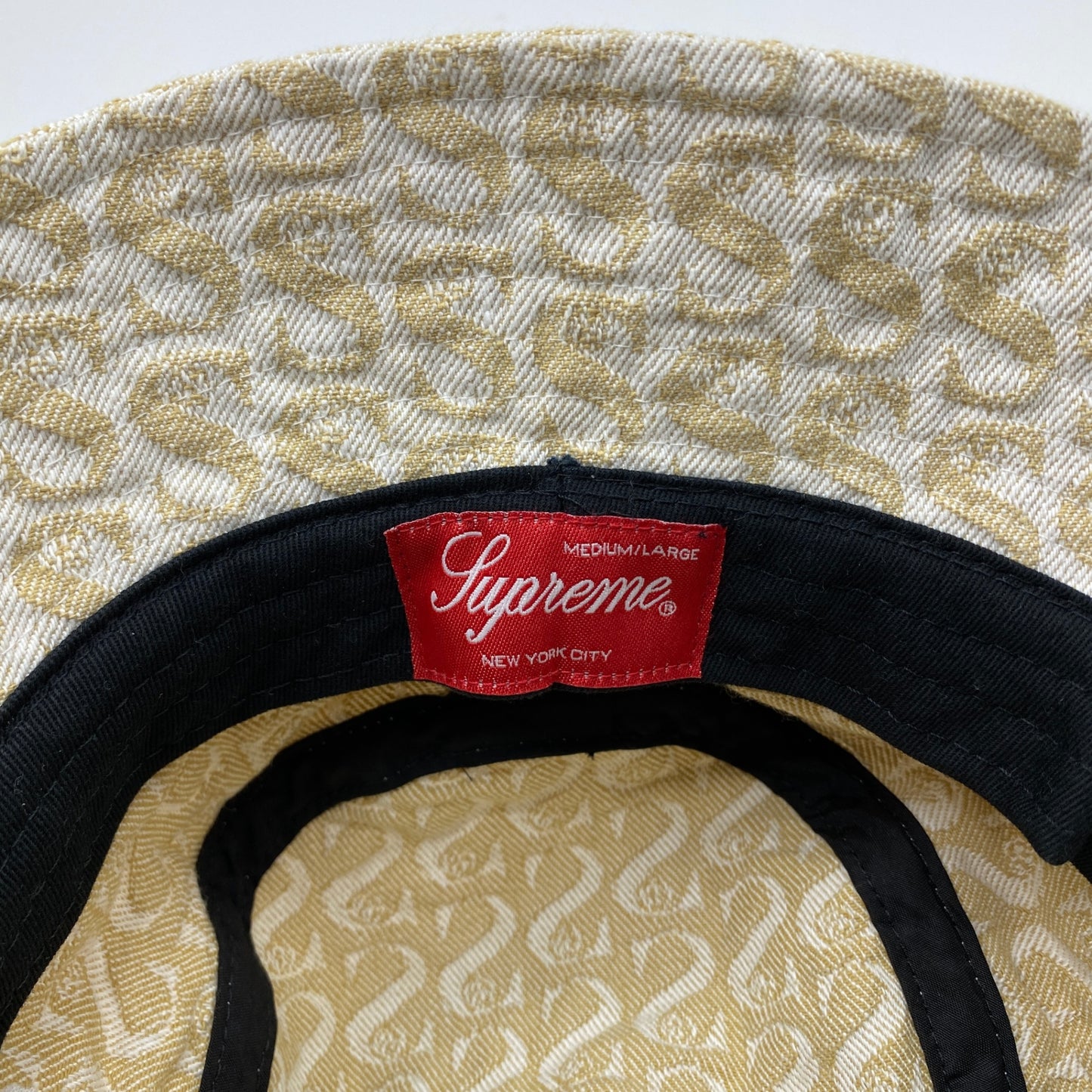 SUPREME バケットハット メンズ L ベージュ系【中古】