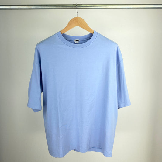 H BEAUTY & YOUTH 半袖Tシャツ メンズ L 水色系【中古】