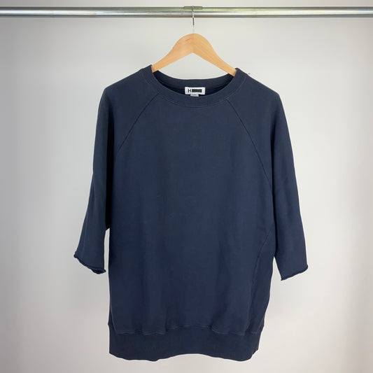 H BEAUTY & YOUTH 半袖スウェット メンズ L 黒系【中古】