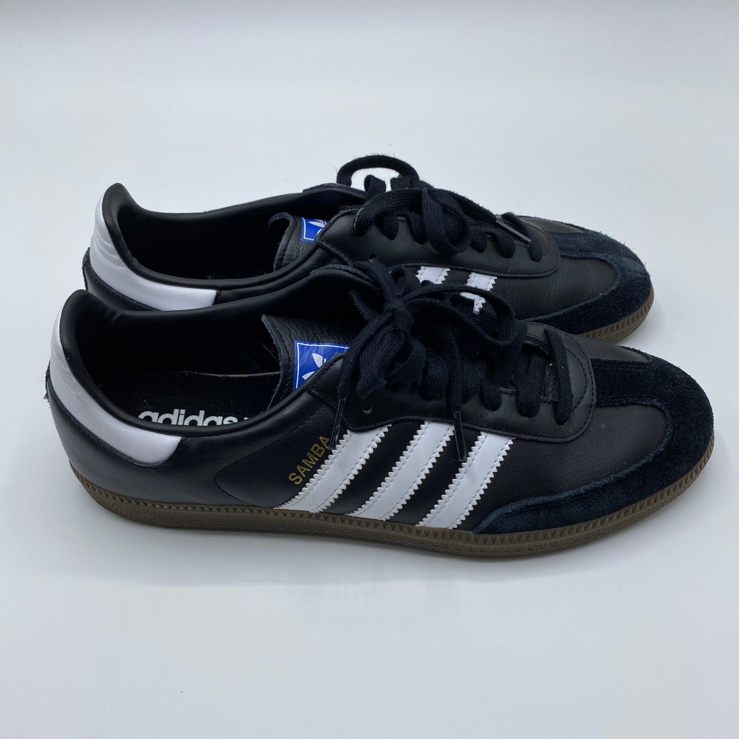 adidas SAMBA スニーカー メンズ 28.5cm 黒系【中古】