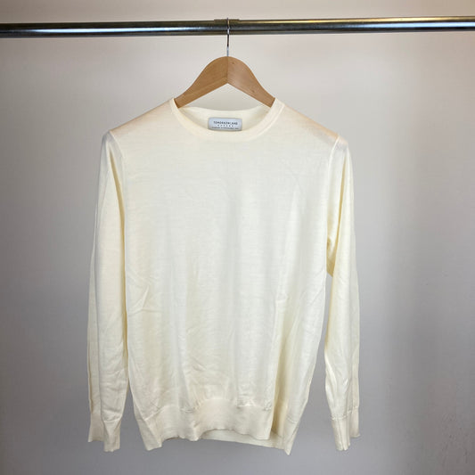 TOMORROW LAND 長袖クルーネックニット メンズ M 白系【中古】