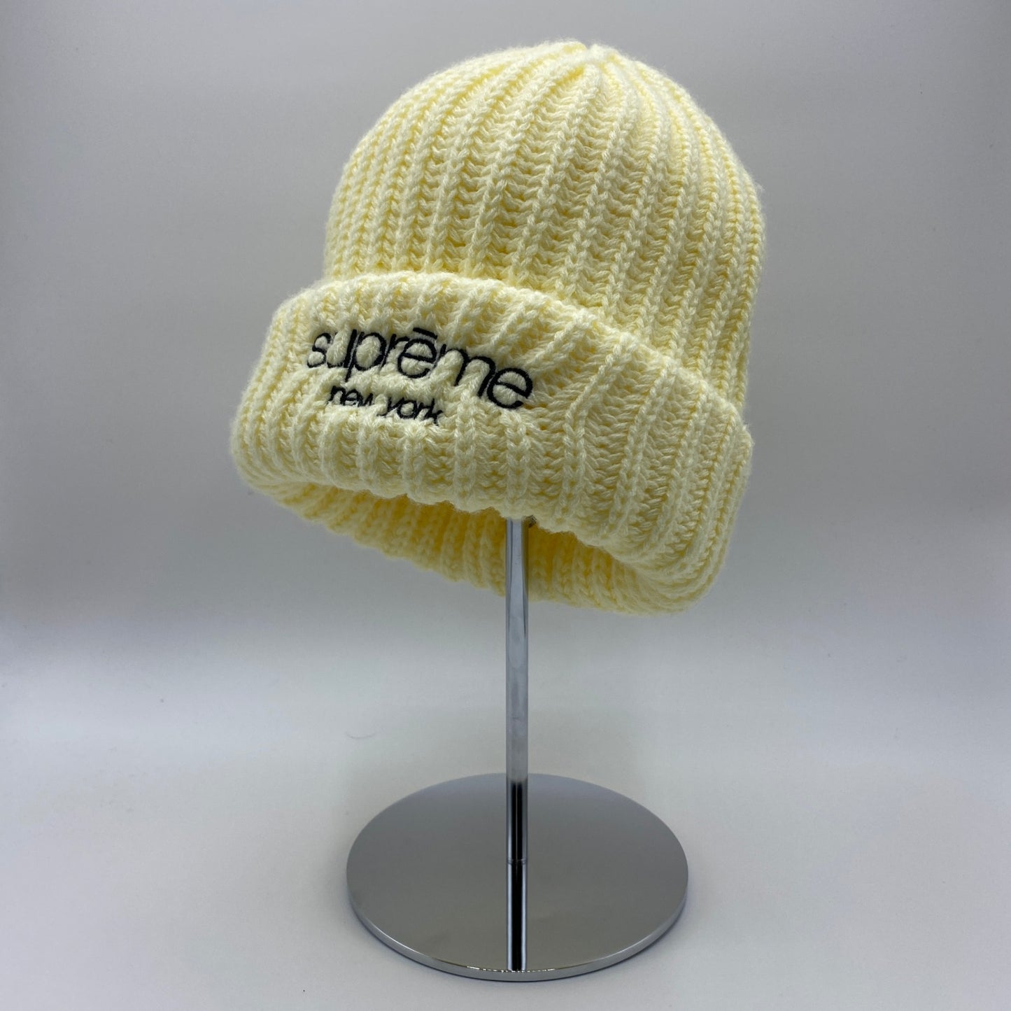 SUPREME ニットキャップ メンズ F 黄系【中古】