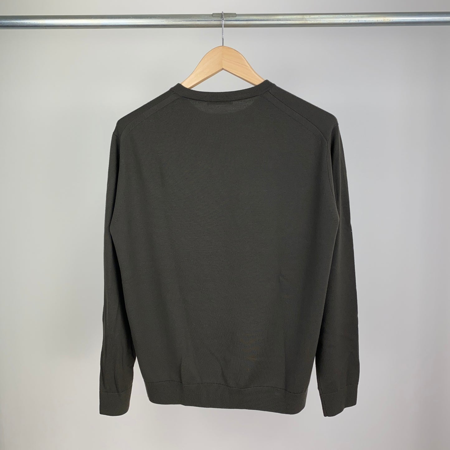 UNITED ARROWS クルーネックニット メンズ L 緑系【中古】