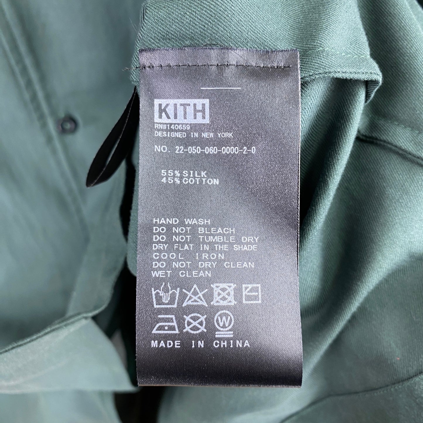 KITH 半袖シャツ メンズ XL 緑系【中古】