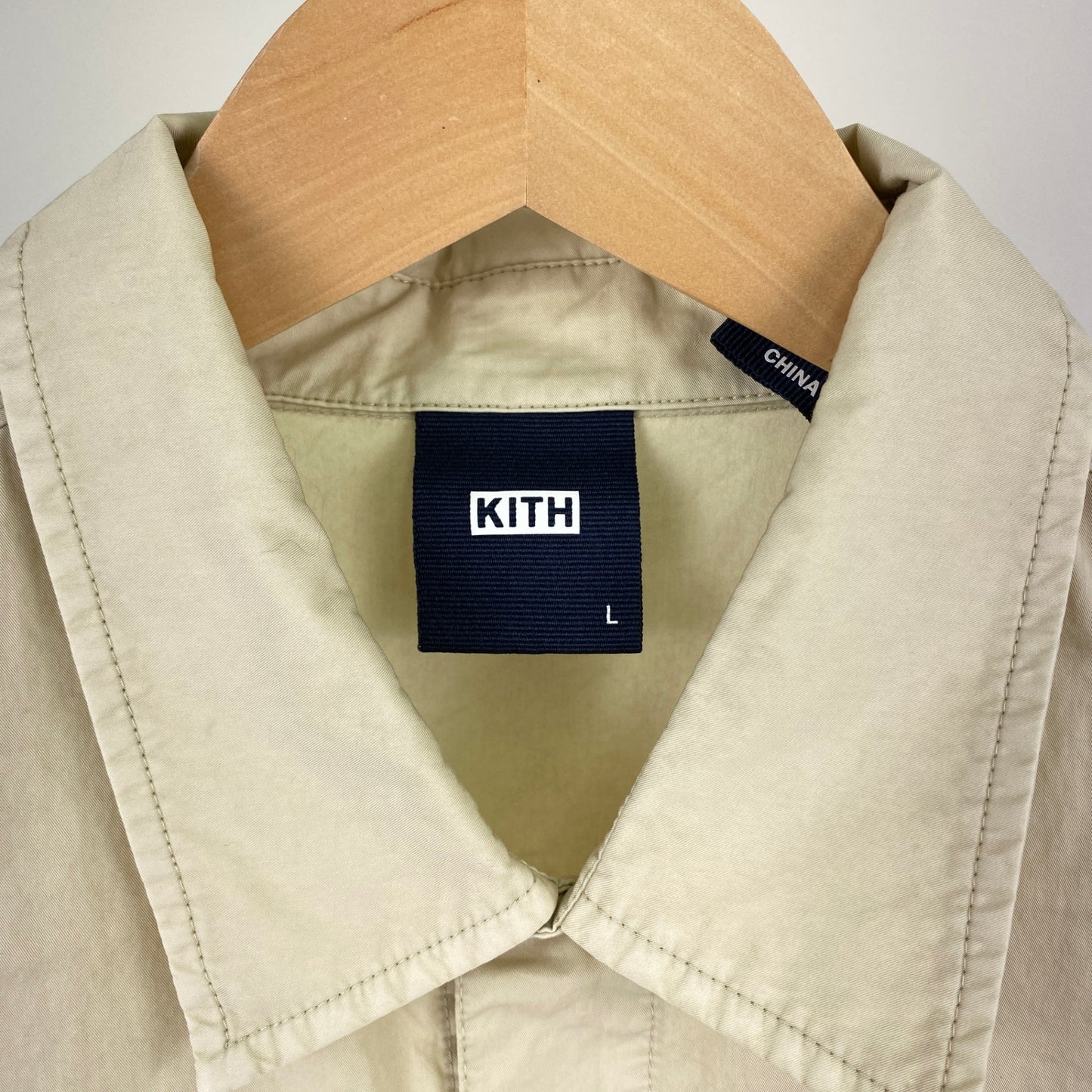 KITH 半袖シャツ メンズ L ベージュ系【中古】