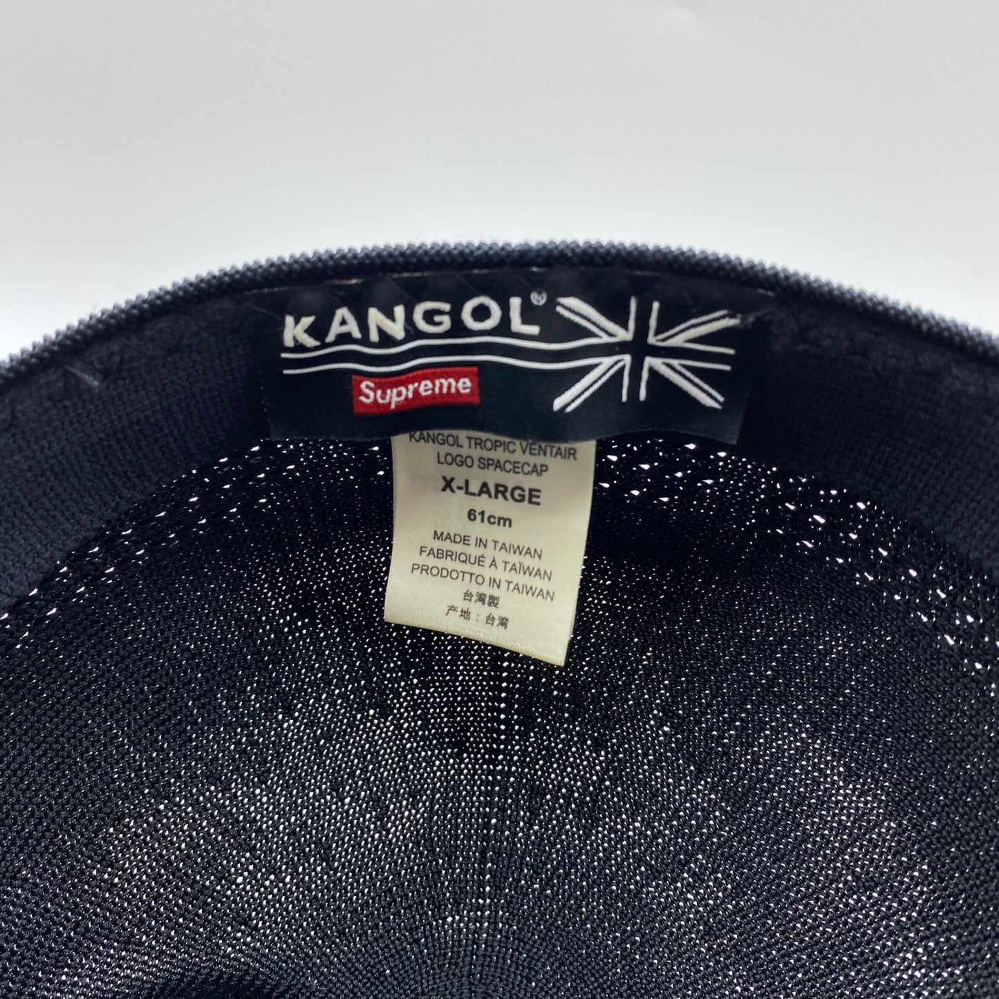 SUPREME キャップ メンズ XL 黒系【中古】