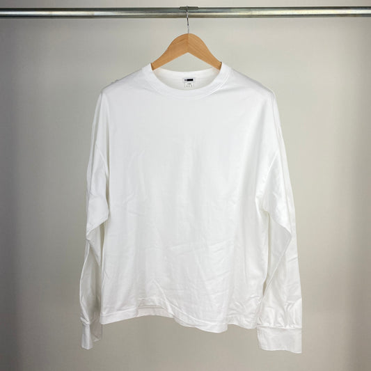 H BEAUTY & YOUTH 長袖Tシャツ メンズ L 白系【中古】