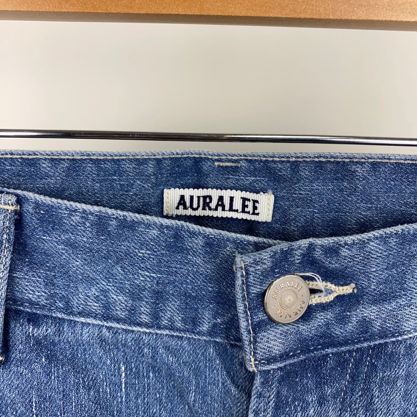 AURALEE デニムパンツ メンズ XL 青系【中古】