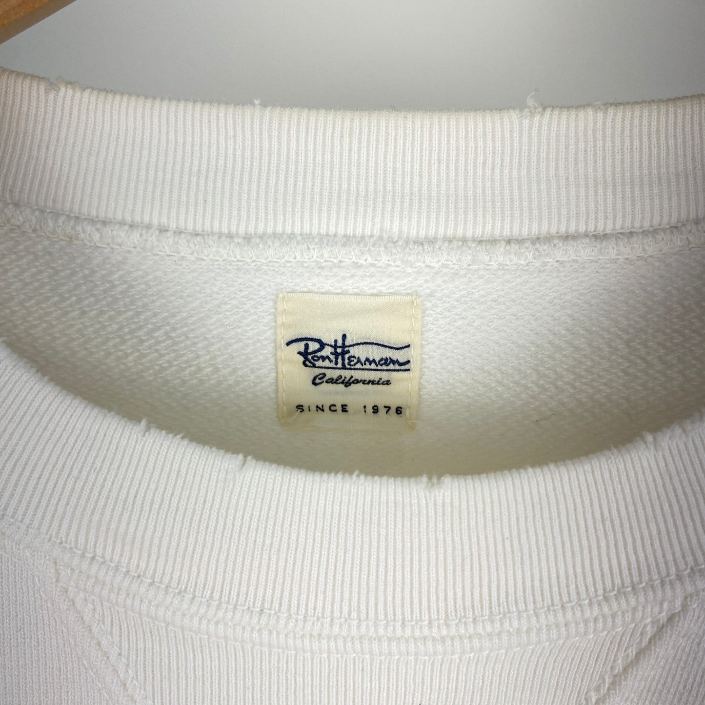 Ron Herman ダメージスウェット メンズ L 白系【中古】