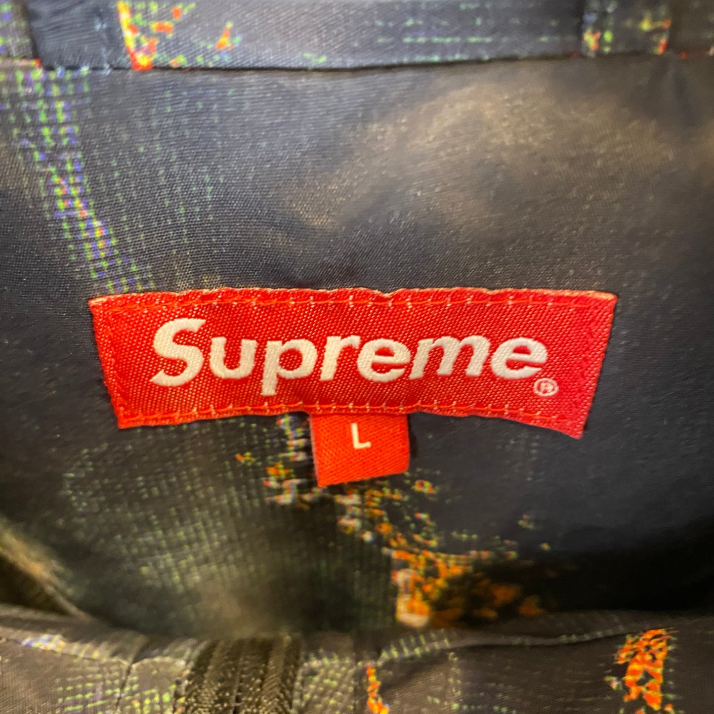 SUPREME ナイロンブルゾン メンズ L 黒系【中古】