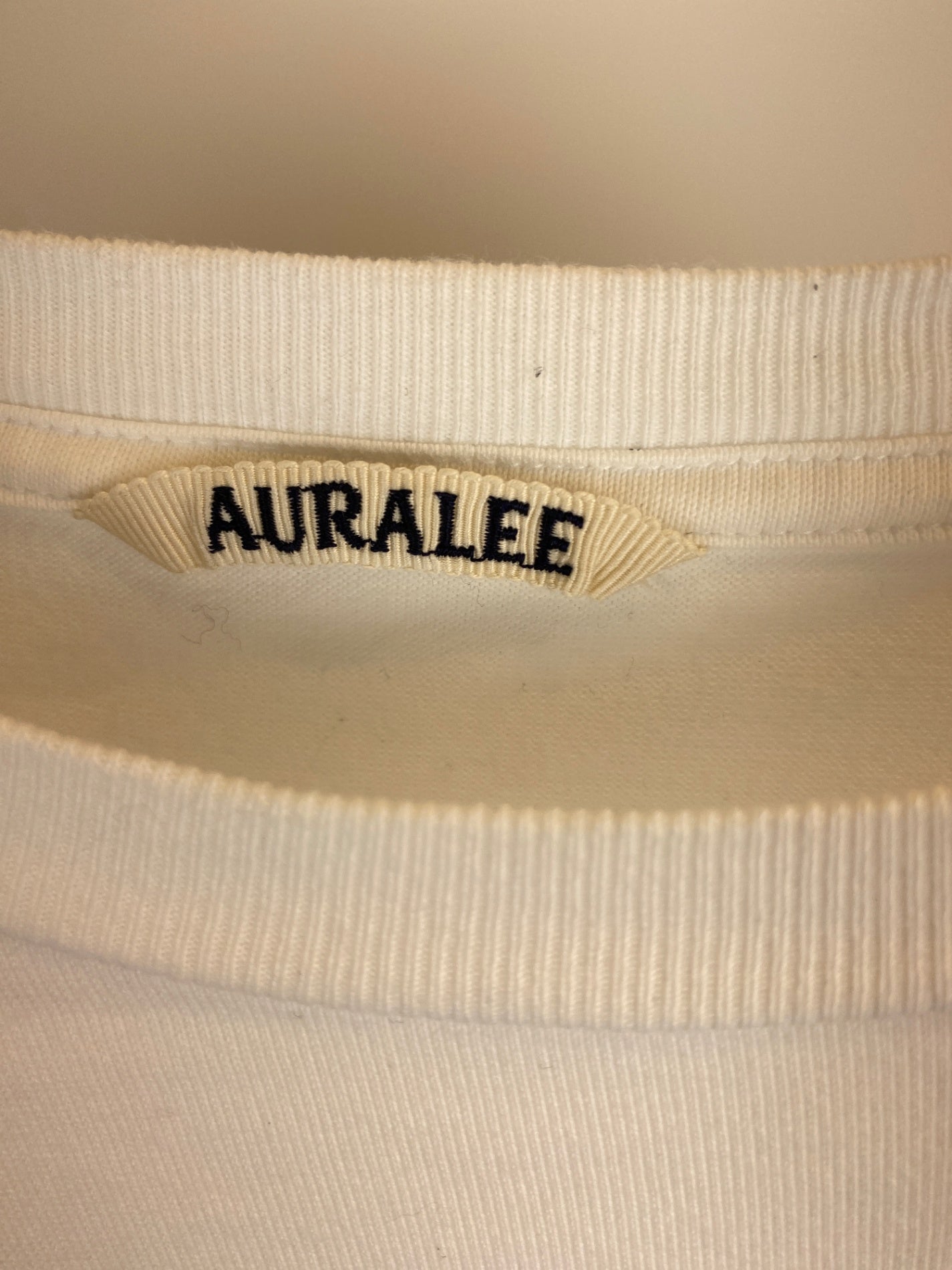 AURALEE 半袖クルーネックtシャツ メンズ L 白系【中古】