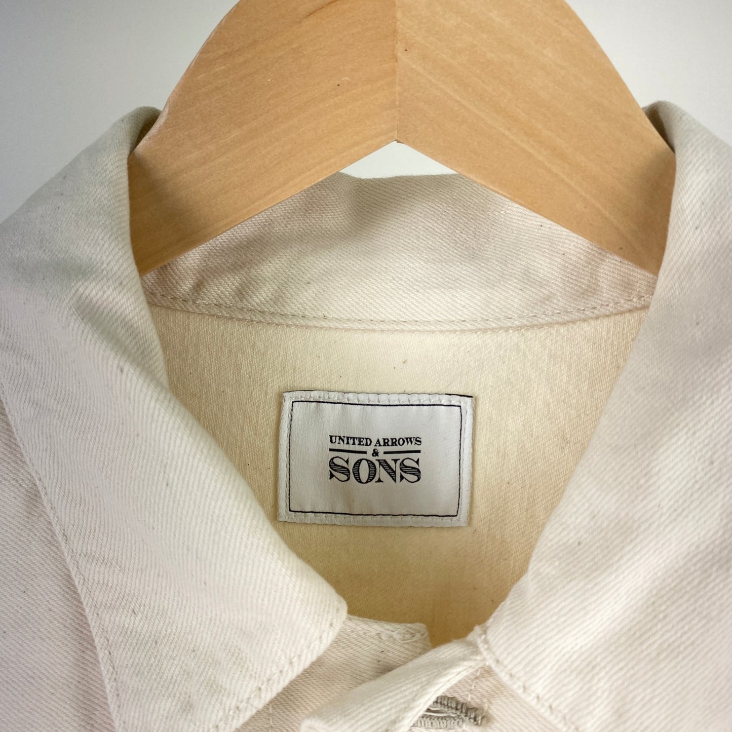 UNITED ARROWS&SONS デニムブルゾン メンズ XL 白系【中古】