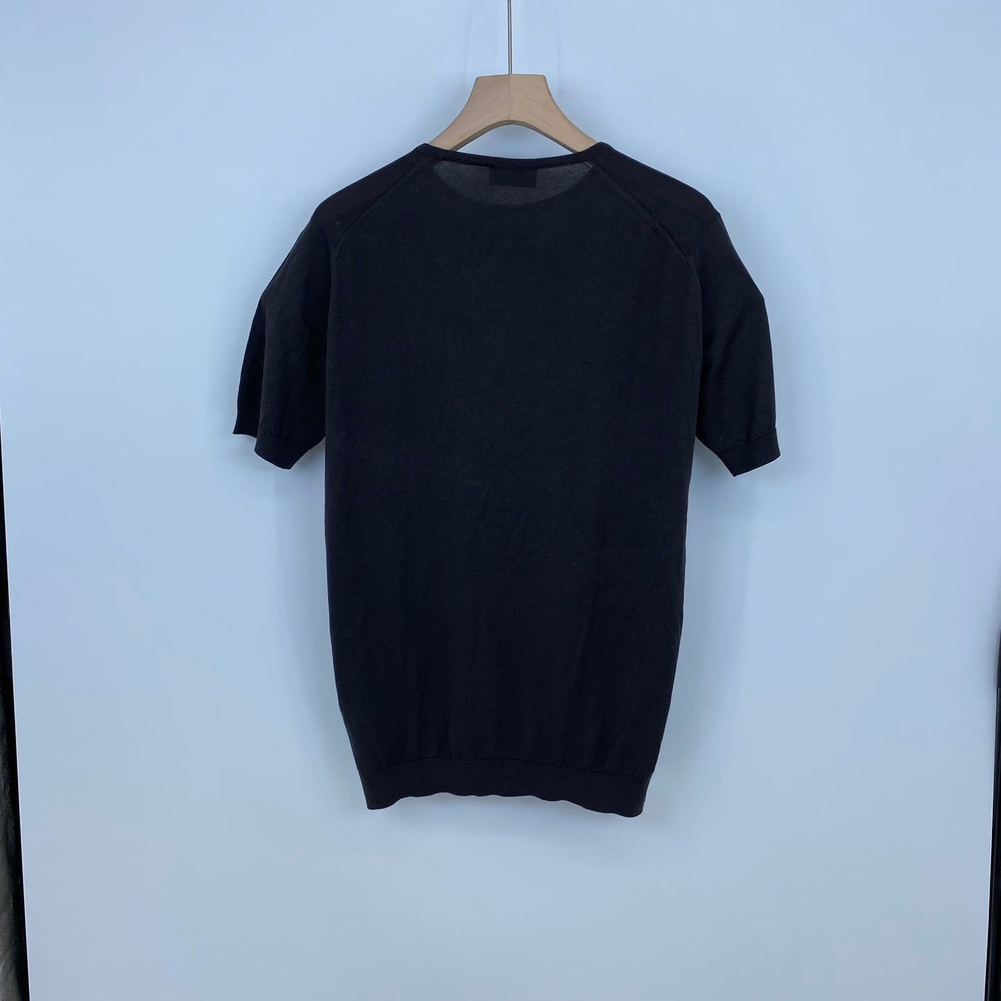 JOHN SMEDLEY 半袖クルーネックニット メンズ L 茶系【中古】