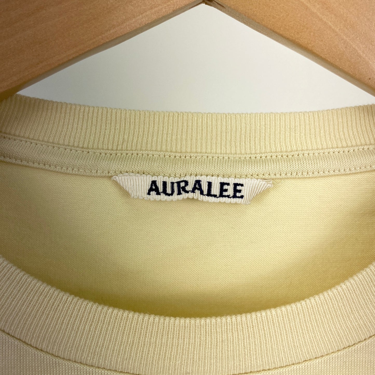 AURALEE 半袖Tシャツ メンズ L ベージュ系【中古】