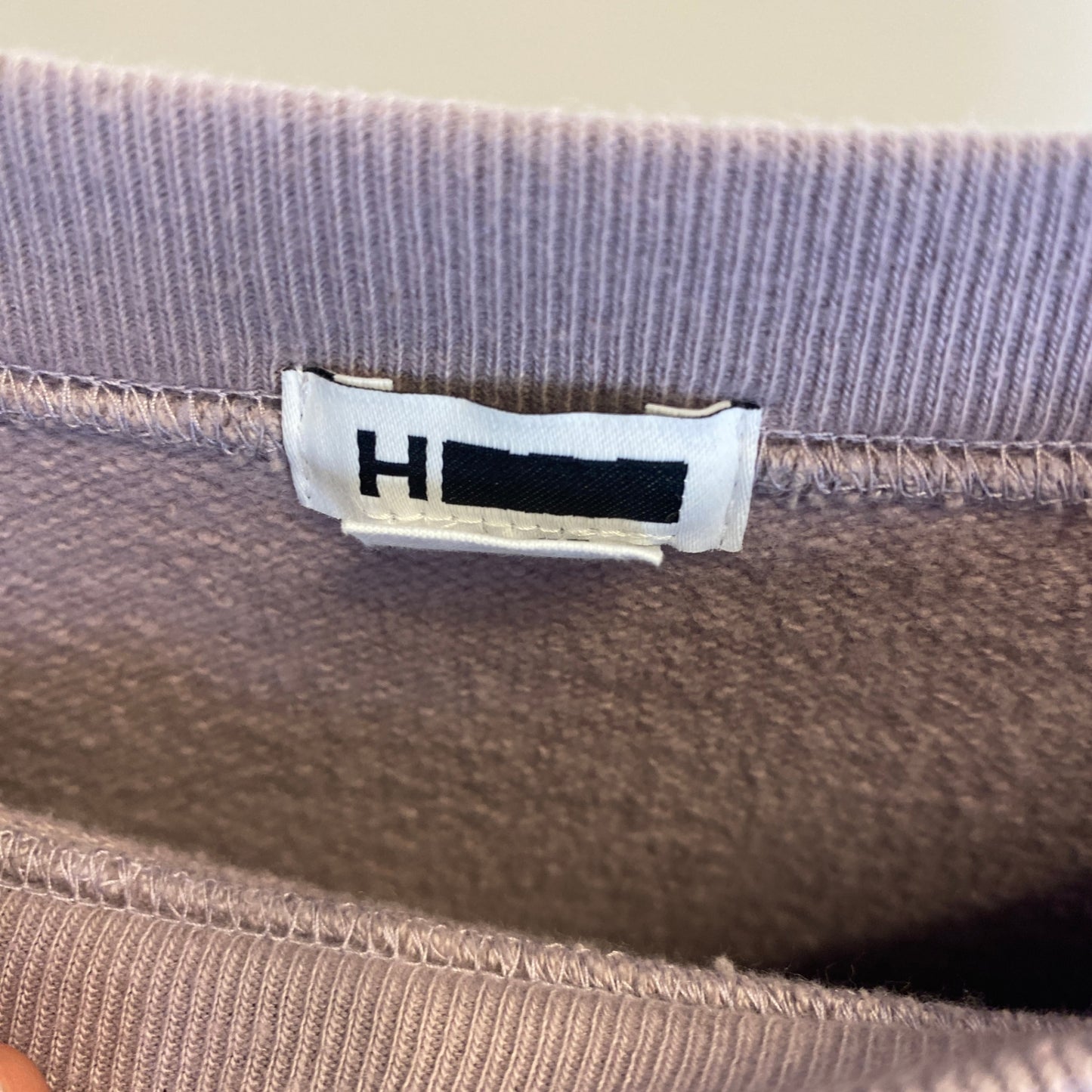 H BEAUTY & YOUTH クルーネックスウェット メンズ L 紫系【中古】