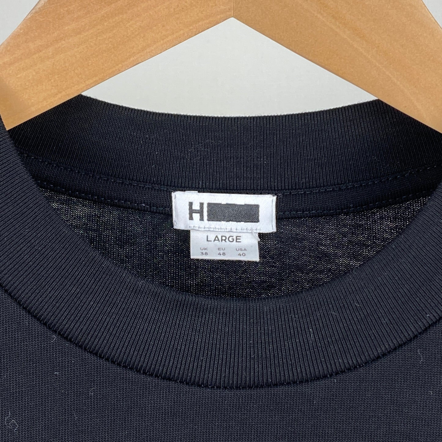 H BEAUTY & YOUTH 半袖Tシャツ メンズ L 黒系【中古】