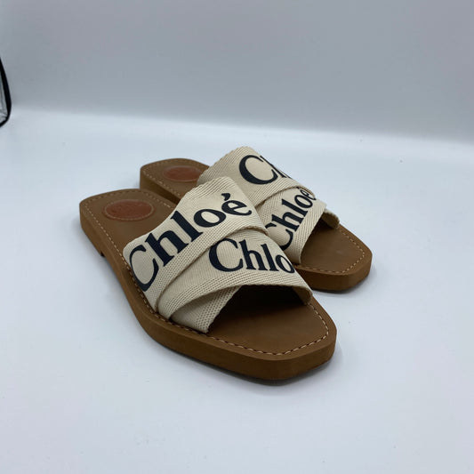CHLOE サンダル レディーズ XS 茶系【中古】