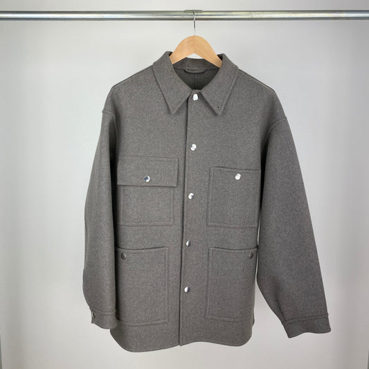 H BEAUTY & YOUTH ウールカシミヤ メルトンカバーオール メンズ L グレー系【中古】