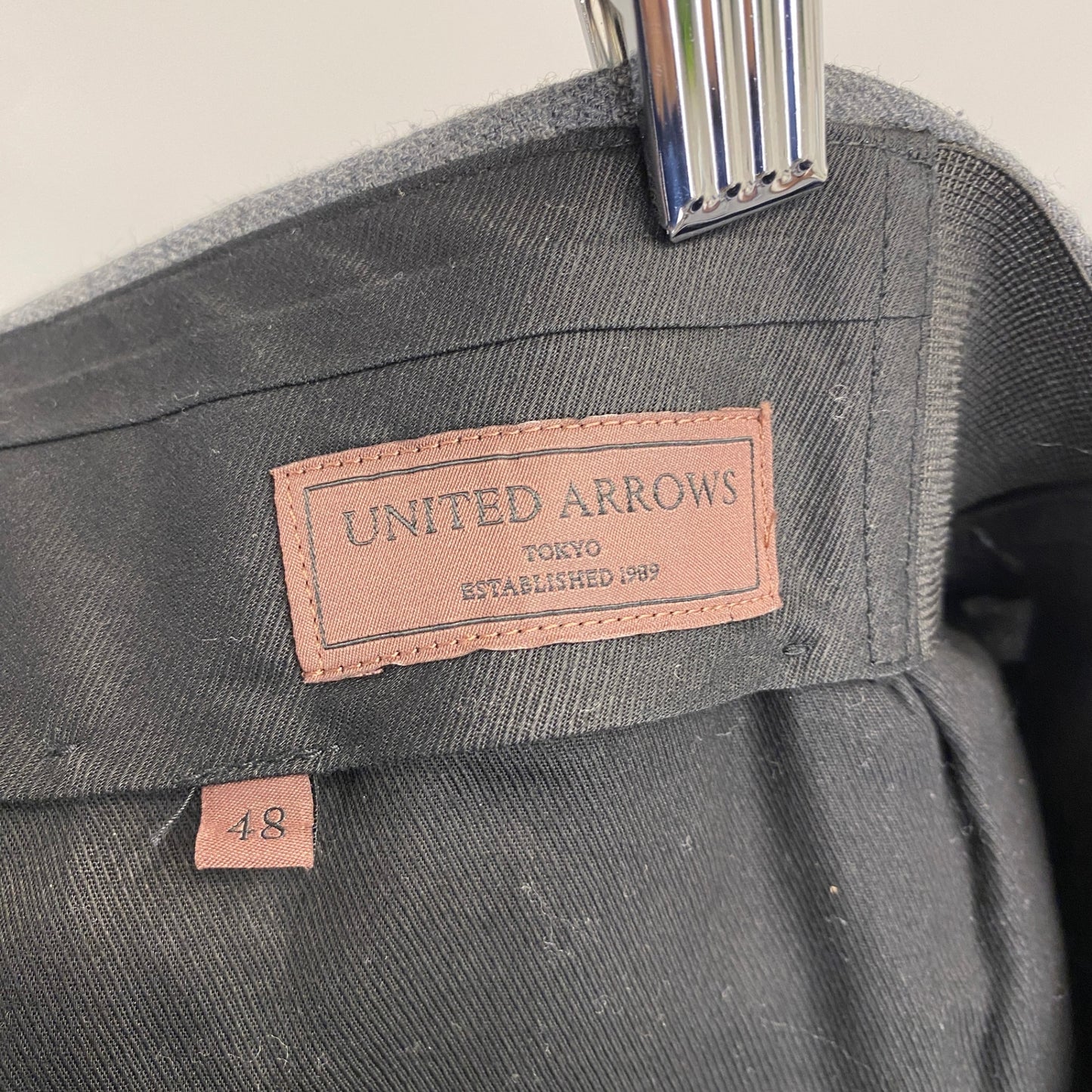 UNITED ARROWS スラックス メンズ L グレー系【中古】