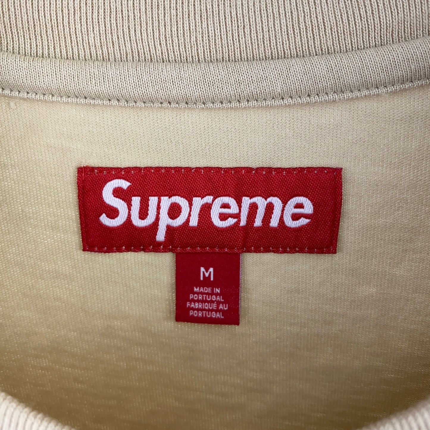 SUPREME 半袖Tシャツ メンズ M ベージュ系【中古】