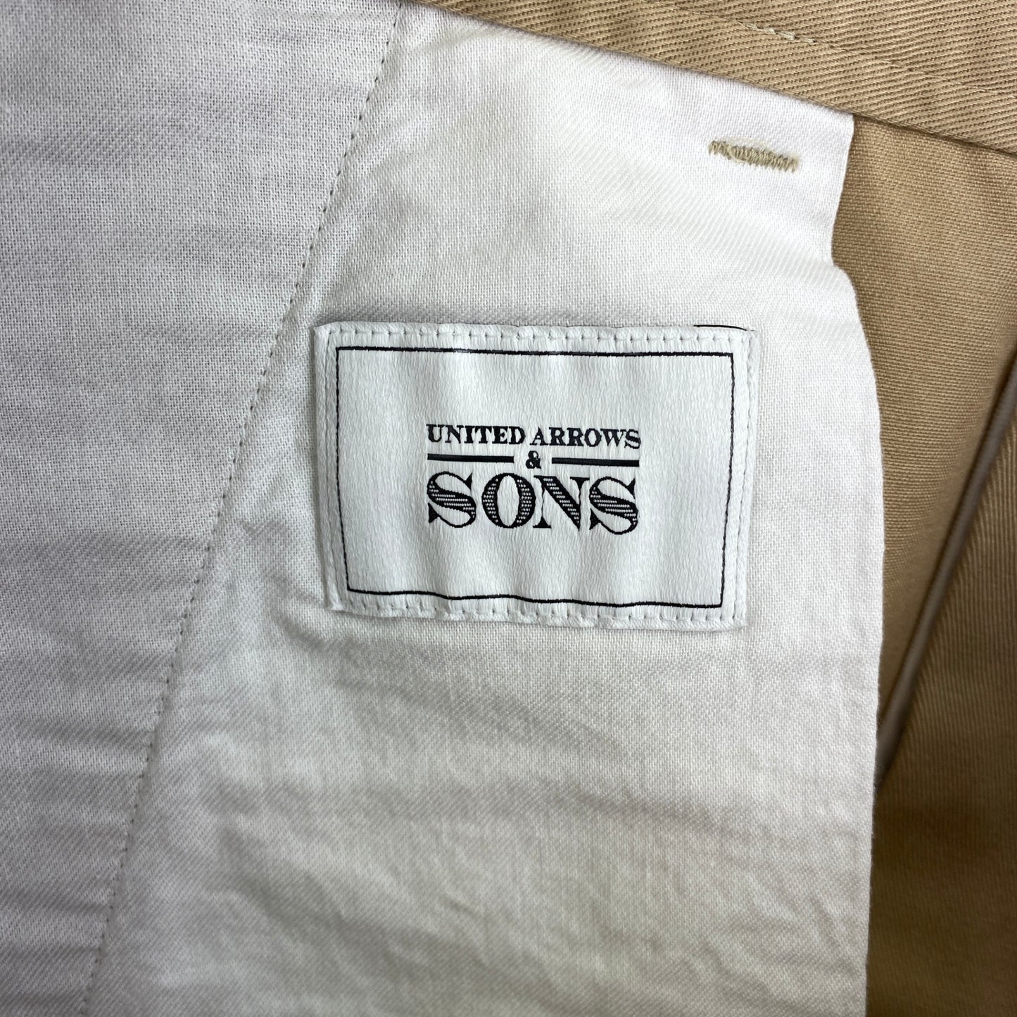 UNITED ARROWS &SONS パンツ メンズ XL ベージュ系【中古】