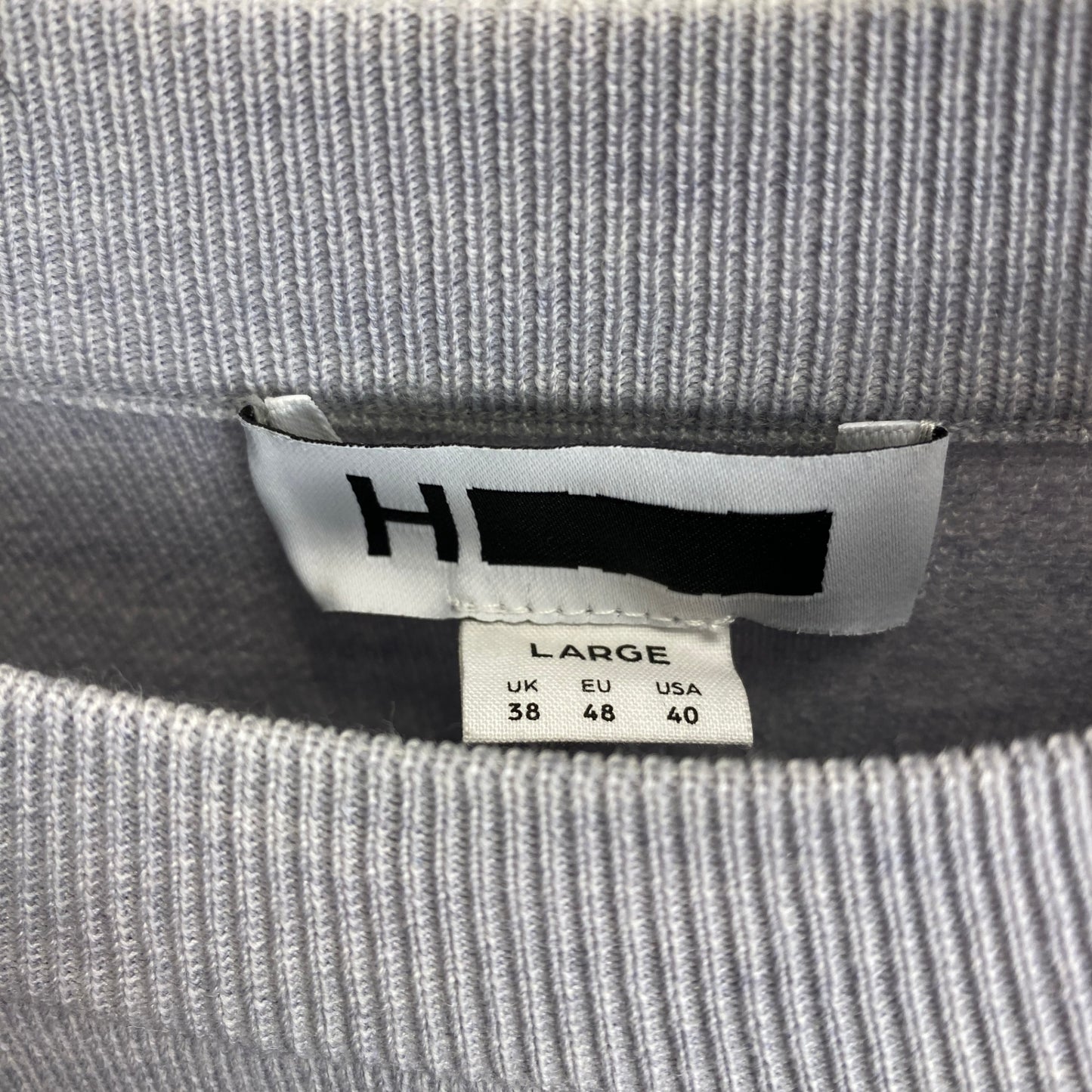 H BEAUTY & YOUTH クルーネックニット メンズ L グレー系【中古】