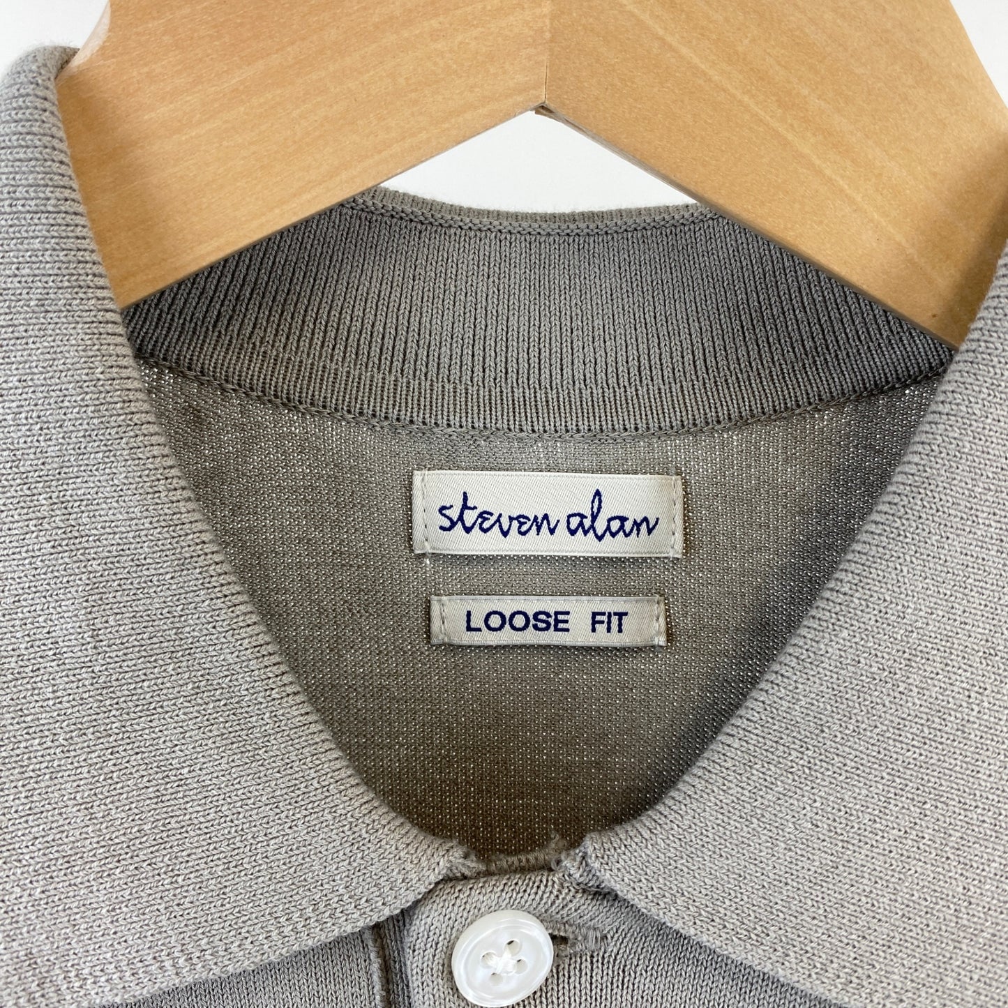 Steven Alan 半袖ポロシャツ メンズ XL グレー系【中古】