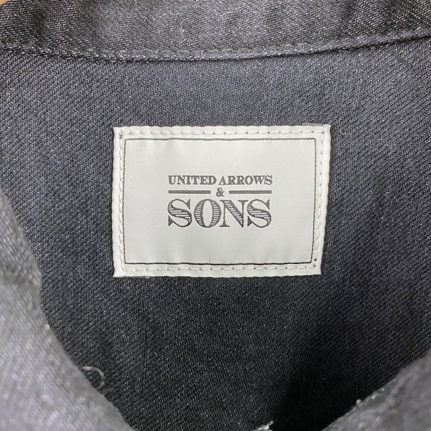 UNITED ARROWS & SONS デニムジャケット メンズ XL 黒系【中古】