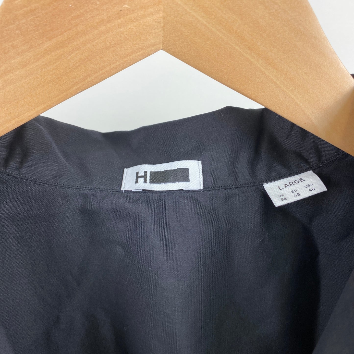 H BEAUTY & YOUTH 半袖シャツ メンズ L 黒系【中古】