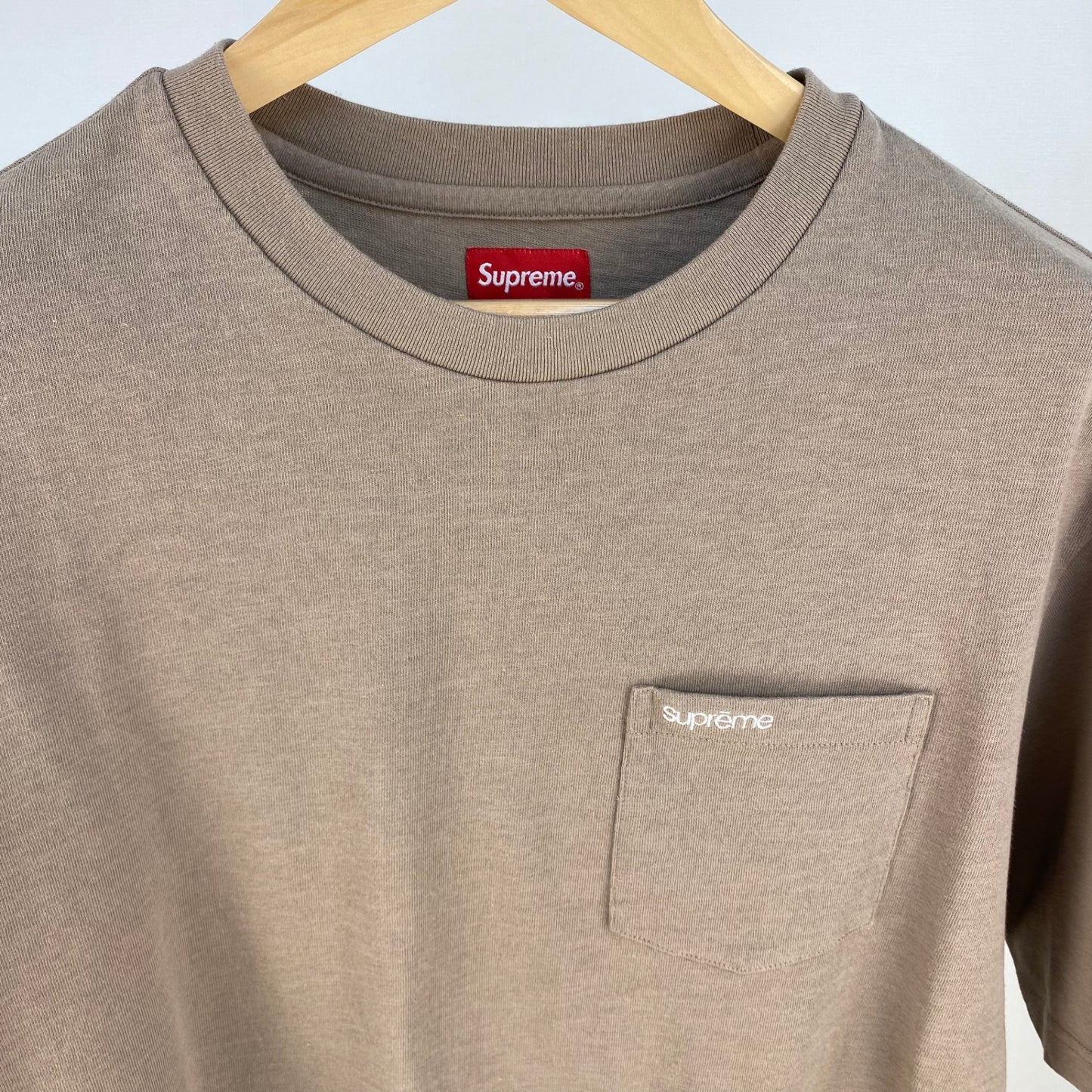 SUPREME 半袖Tシャツ メンズ L 茶系【中古】