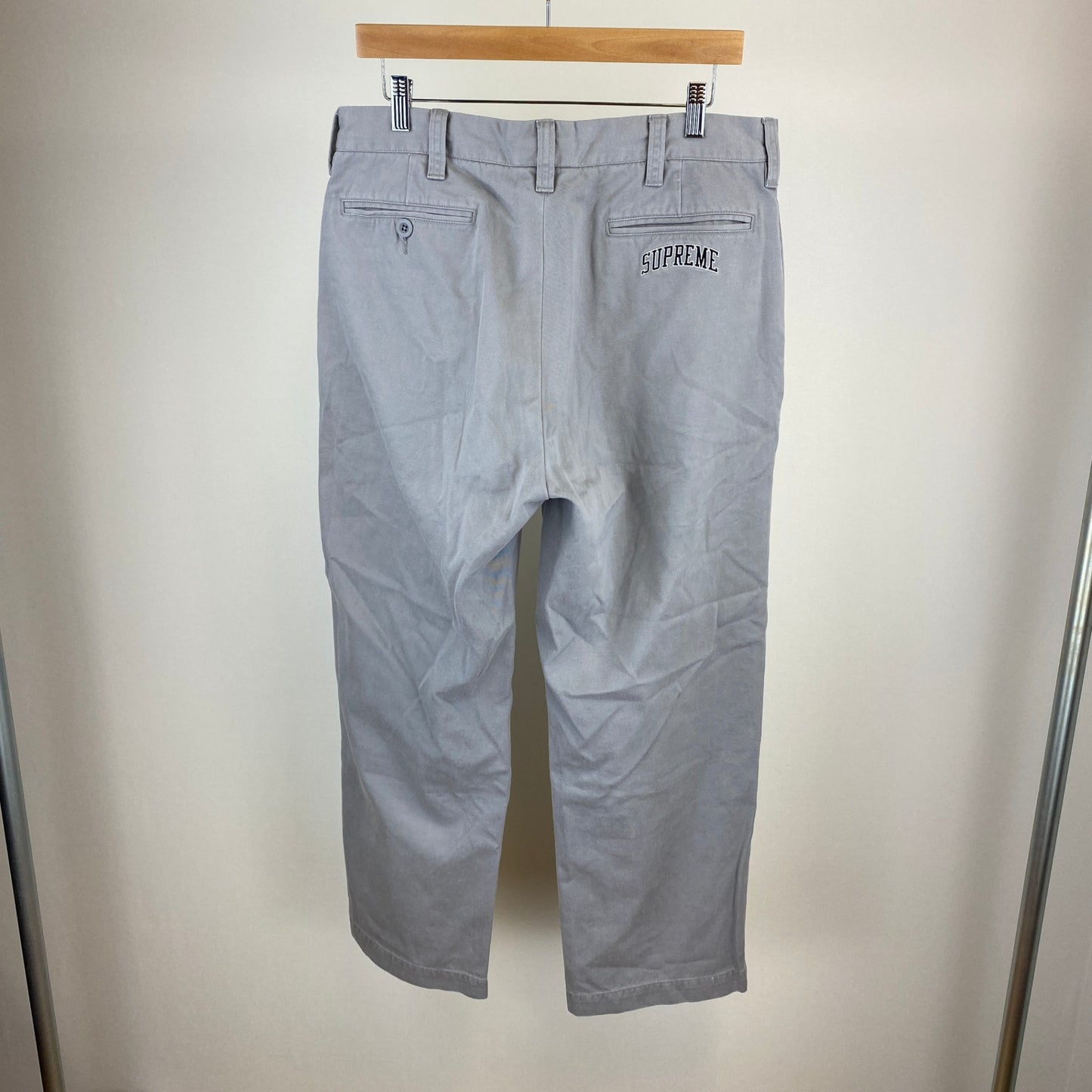 SUPREME チノパンツ メンズ M グレー系【中古】