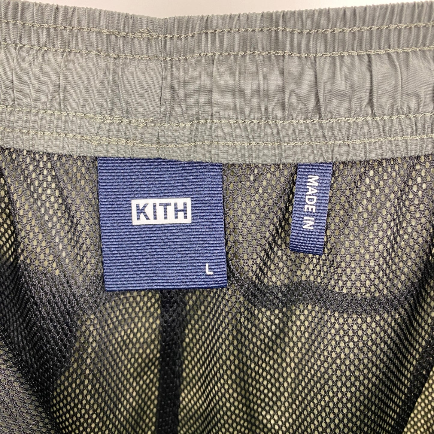 KITH ナイロンショーツ メンズ L 緑系【中古】