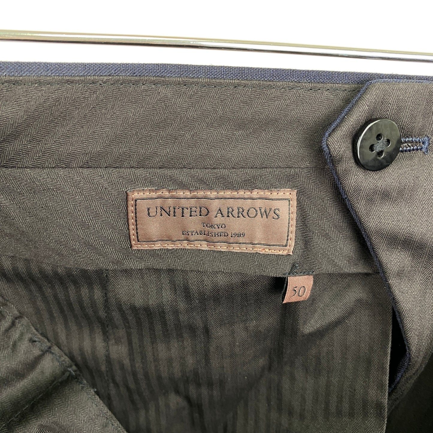 UNITED ARROWS スラックス メンズ L 紺系【中古】