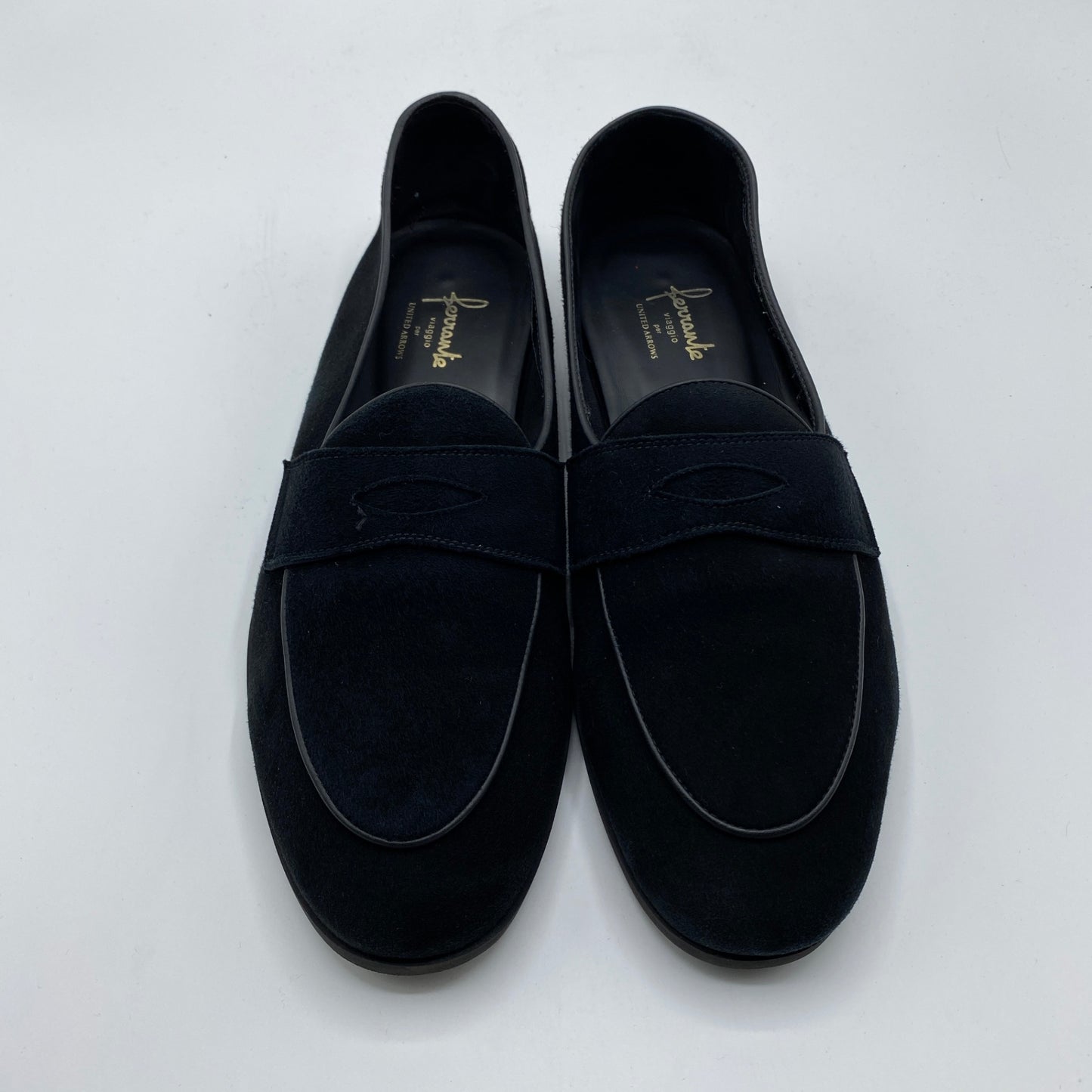 Ferrante ローファー メンズ 25.5cm 黒系【中古】