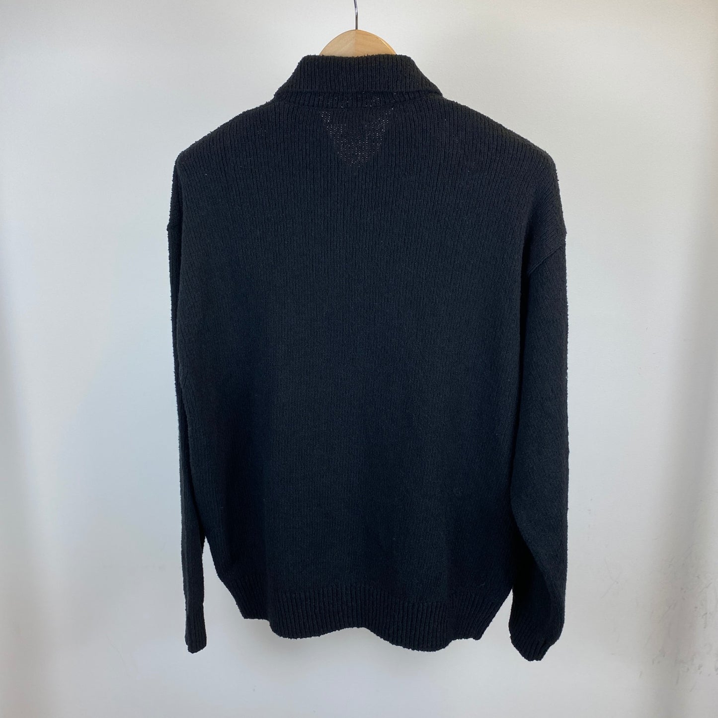 H BEAUTY & YOUTH ジップアップニット メンズ L 黒系【中古】