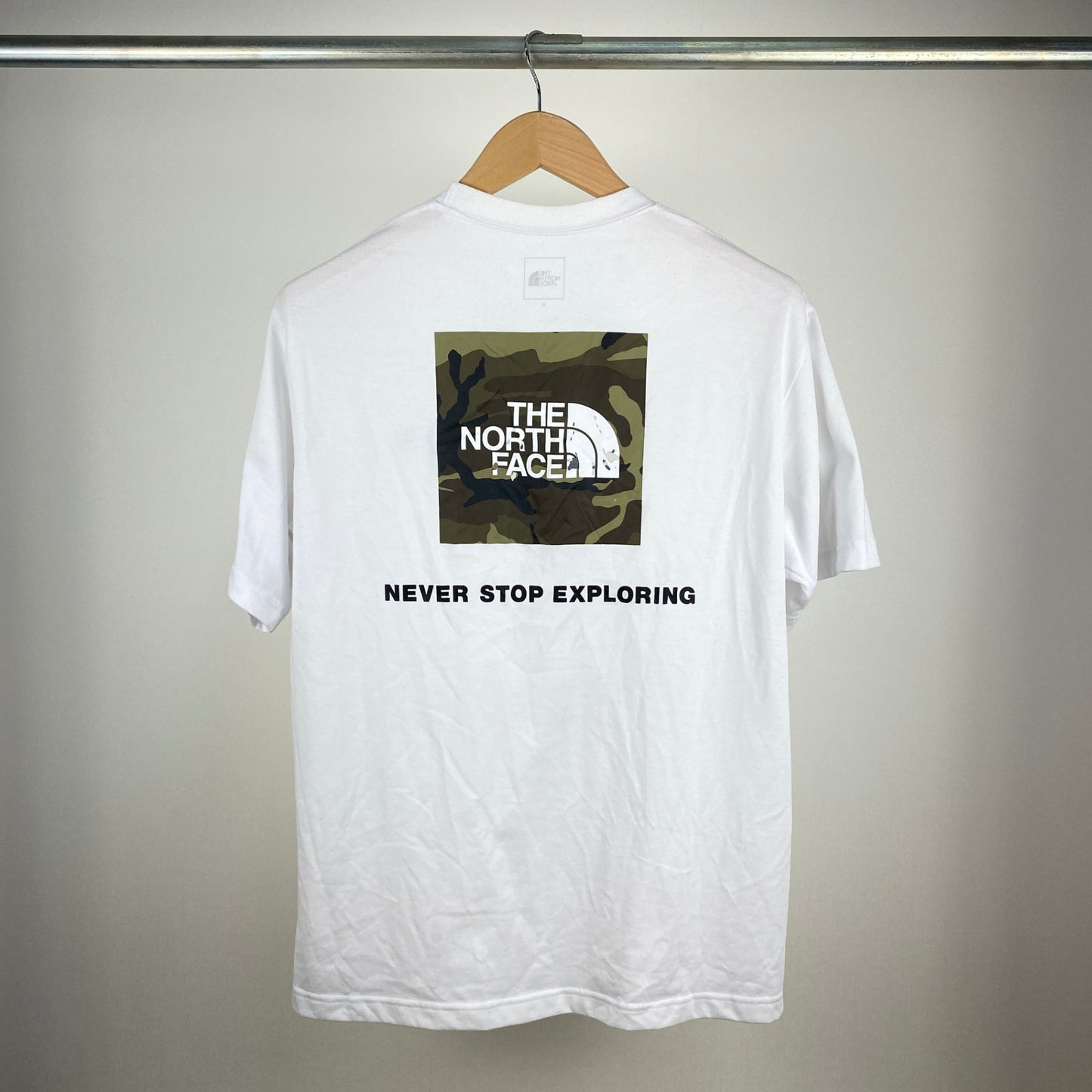 THE NORTH FACE 半袖Tシャツ メンズ XL 白系【中古】