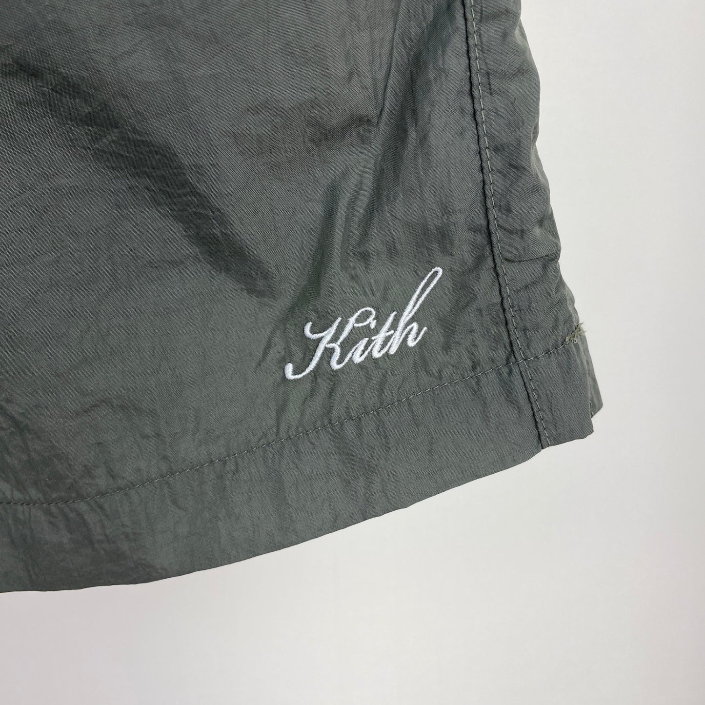 KITH ナイロンショーツ メンズ L 緑系【中古】