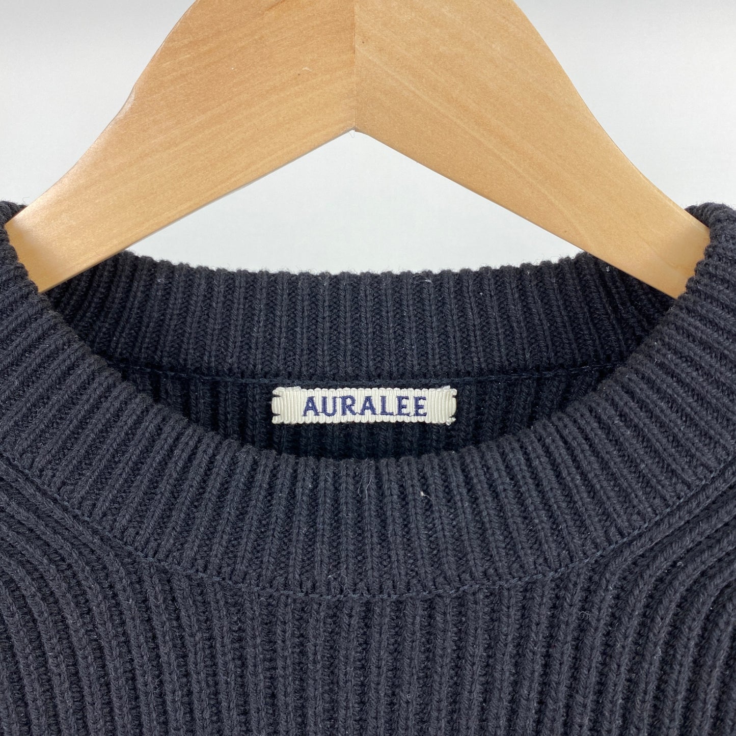 AURALEE ニット メンズ XL 黒系【中古】