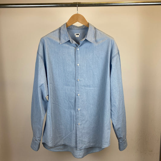 H BEAUTY & YOUTH 長袖シャツ メンズ L 水色系【中古】