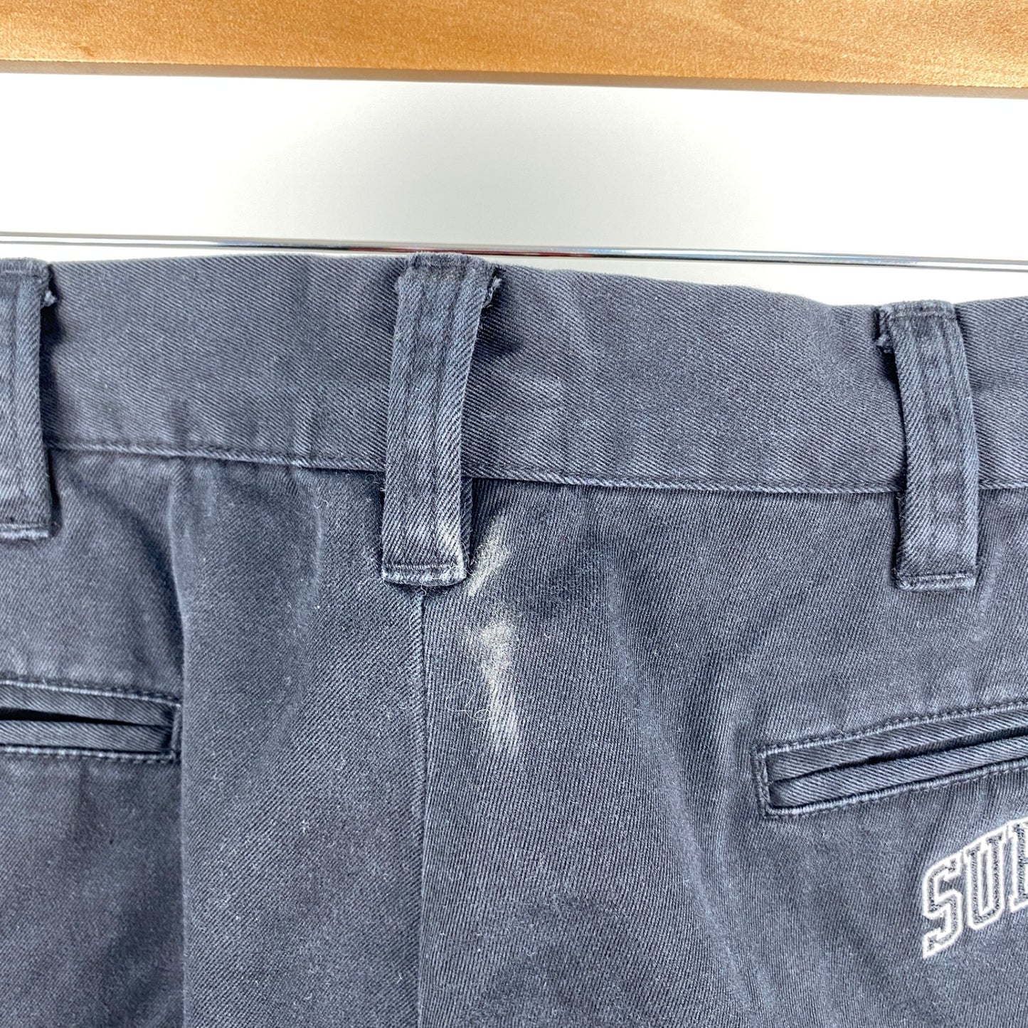 SUPREME ワークパンツ メンズ M 黒系【中古】