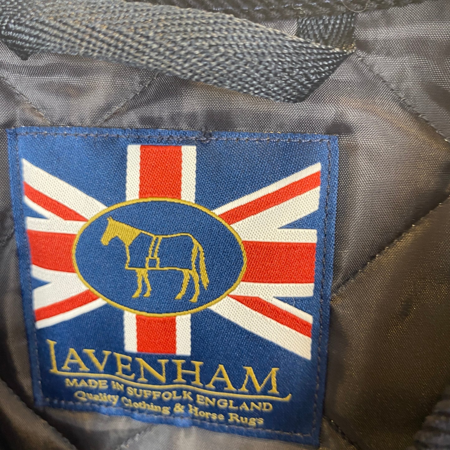 LAVENHAM キルティングベスト メンズ L 紺系【中古】