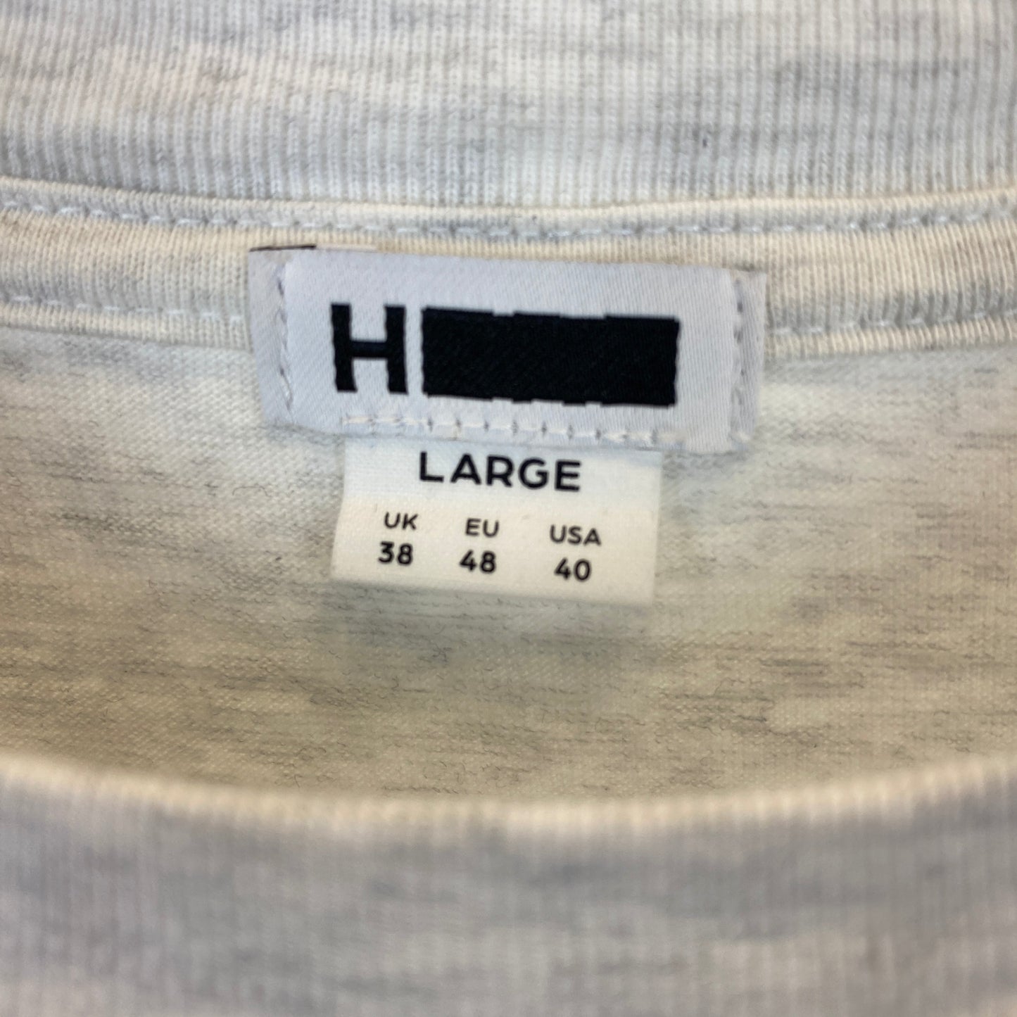 H BEAUTY & YOUTH 半袖Tシャツ メンズ L グレー系【中古】